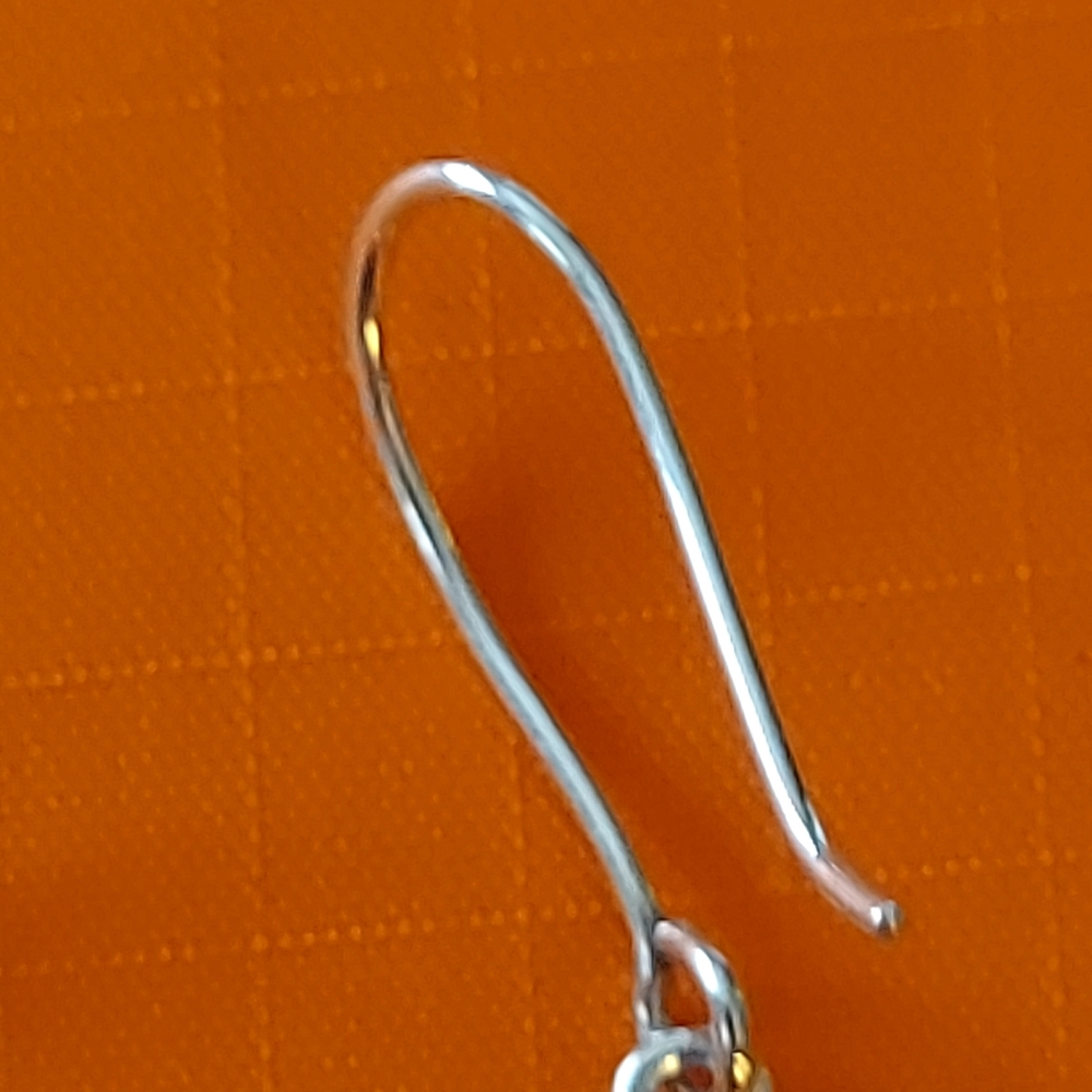 Elegant Sterling Silver Antler Earrings - Picture 10 of 12